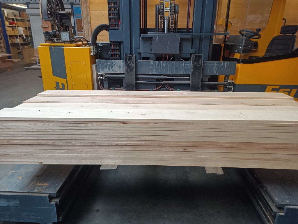 Meubel droog Essen hout 20x200 tot 280mm breed, Minder dan 25 mm, Nieuw, Ophalen of Verzenden, 200 tot 250 cm