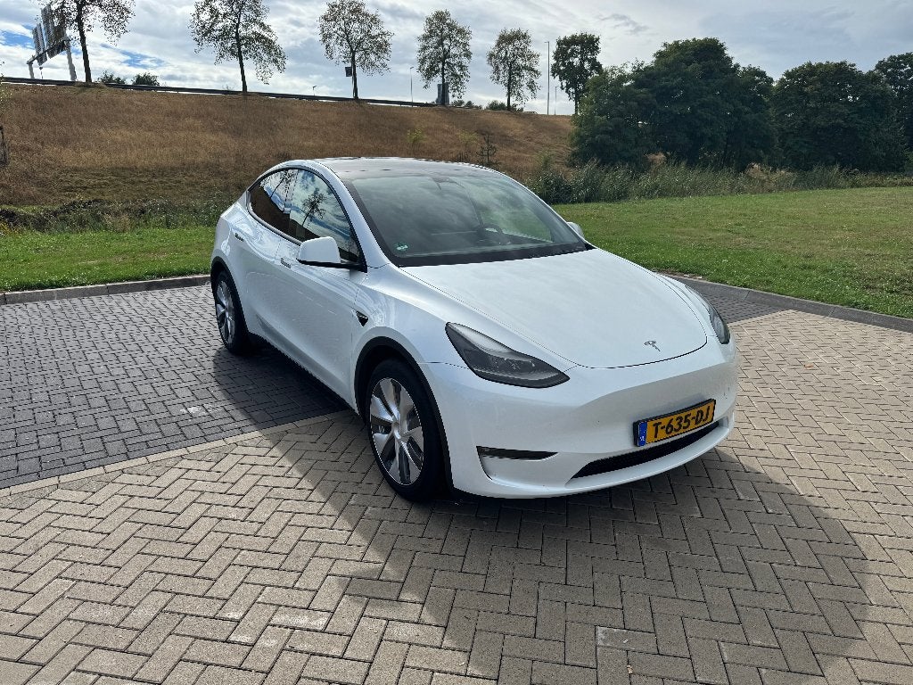 Tesla Model Y Long Range AWD | 2023 | 91% SOH | Trekh. | BTW, 258 pk, Wit, Origineel Nederlands, Elektrisch