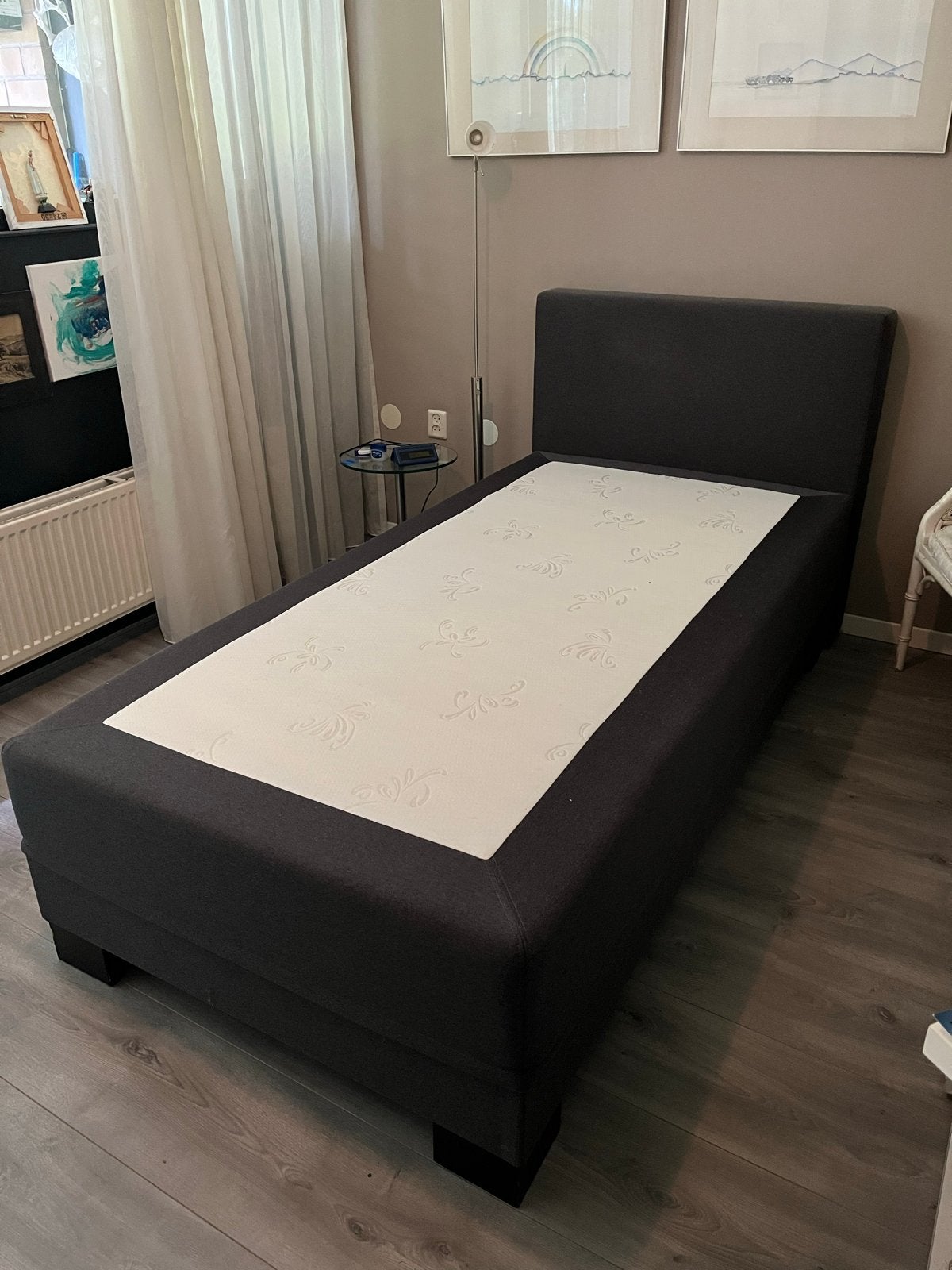 Swiss Sense eenpersoons boxspring - Zo goed als nieuw, Ophalen, 100 cm, Eenpersoons, Zo goed als nieuw