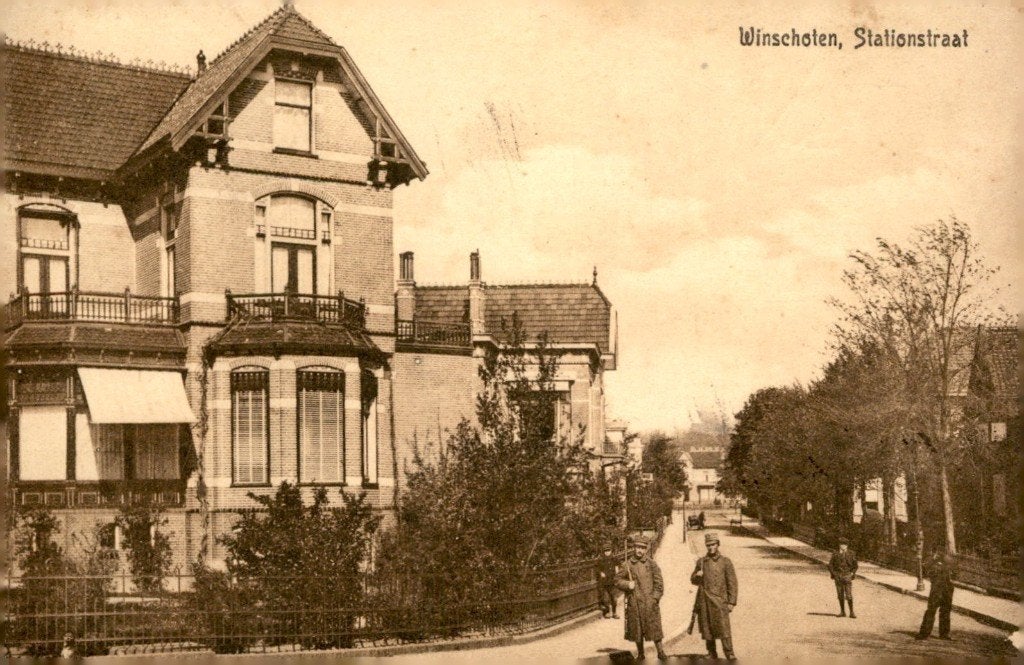 Winschoten Stationsstraat # 272, Verzenden, Voor 1920, Gelopen, Groningen