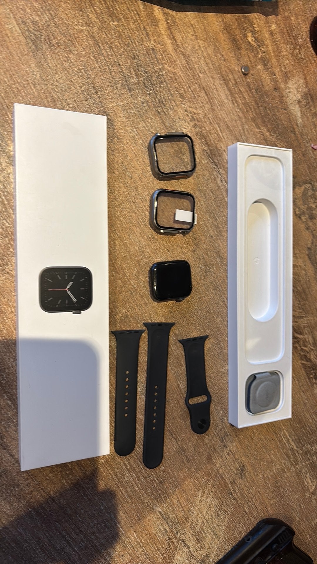 Apple watch 6 44mm space grey, Ophalen, Zwart, IOS, Zo goed als nieuw