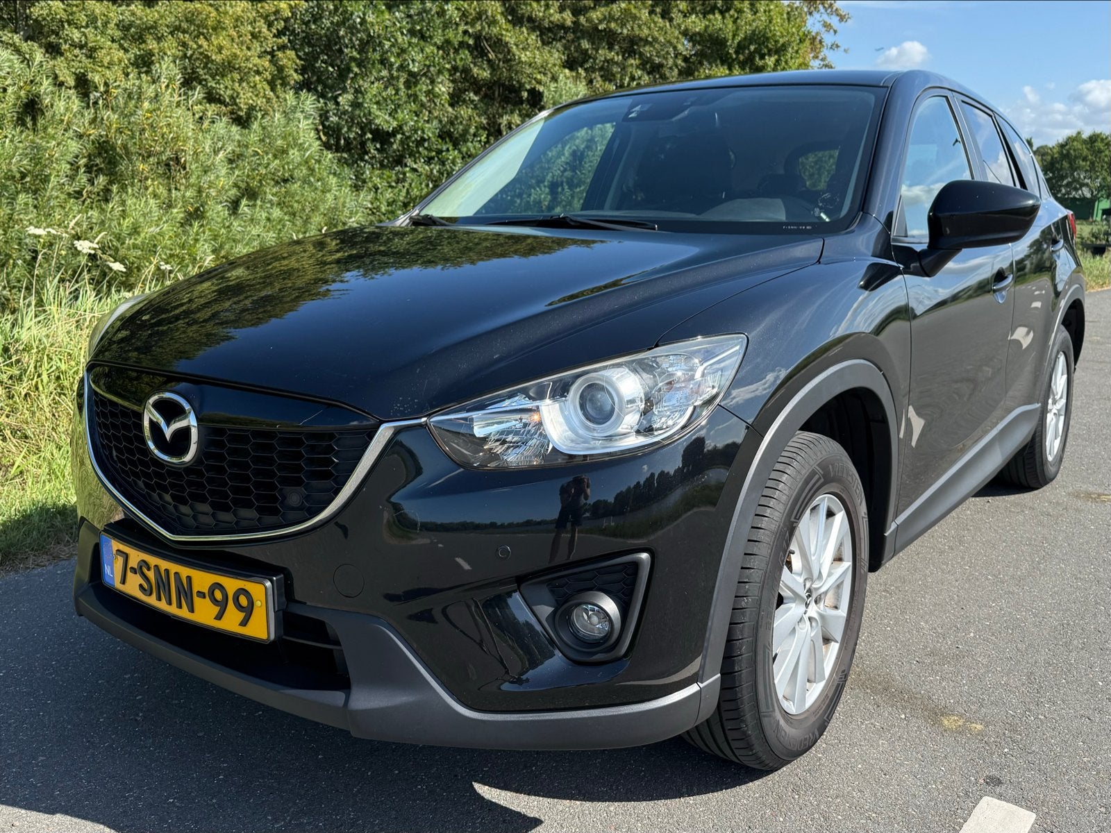 Mazda CX-5 2.0 TS+ Zwart LEER CAMERA TREKHAAK, Voorwielaandrijving, 1998 cc, 4 cilinders, Metallic lak