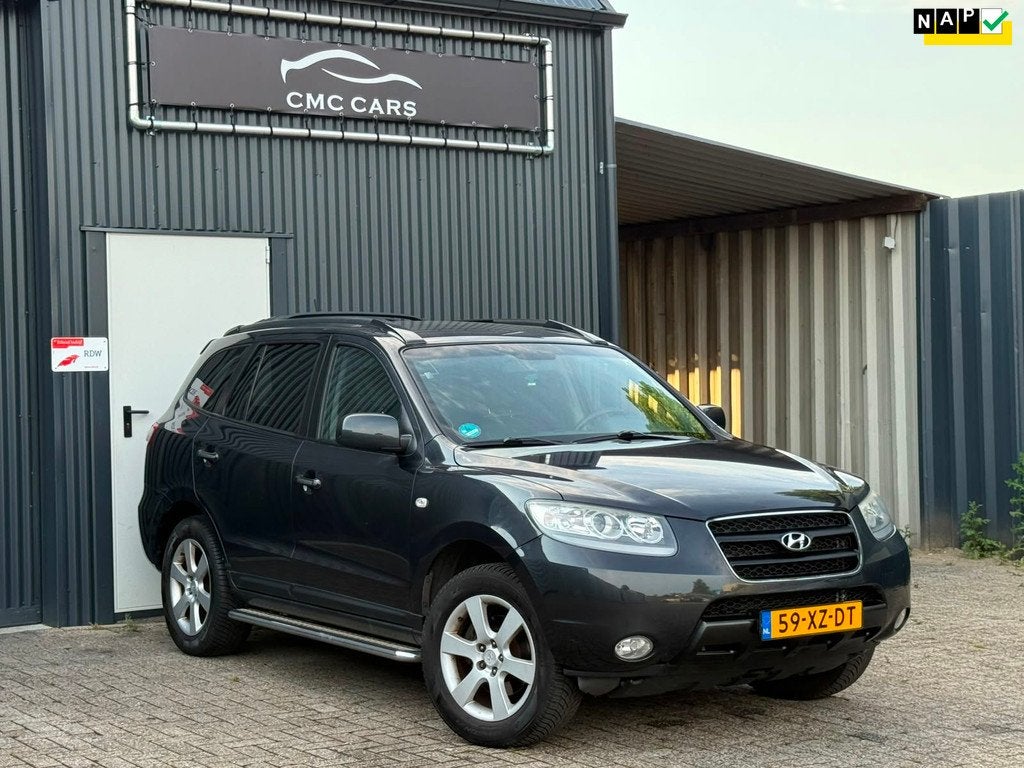 Hyundai Santa Fe 2.7i V6 Style Premium 1E EIGENAAR! 6-27APK!, Auto's, Hyundai, Voorwielaandrijving, Santa Fe, Gebruikt, 2000 kg