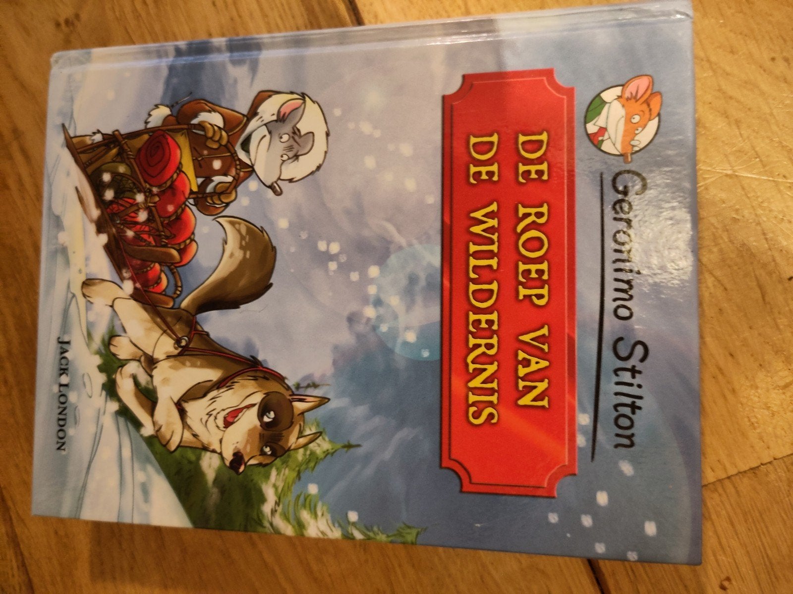 Geronimo Stilton: De Roep van de Wildernis (Jack London), Boeken, Ophalen of Verzenden, Zo goed als nieuw, Geronimo Stilton, Jack London