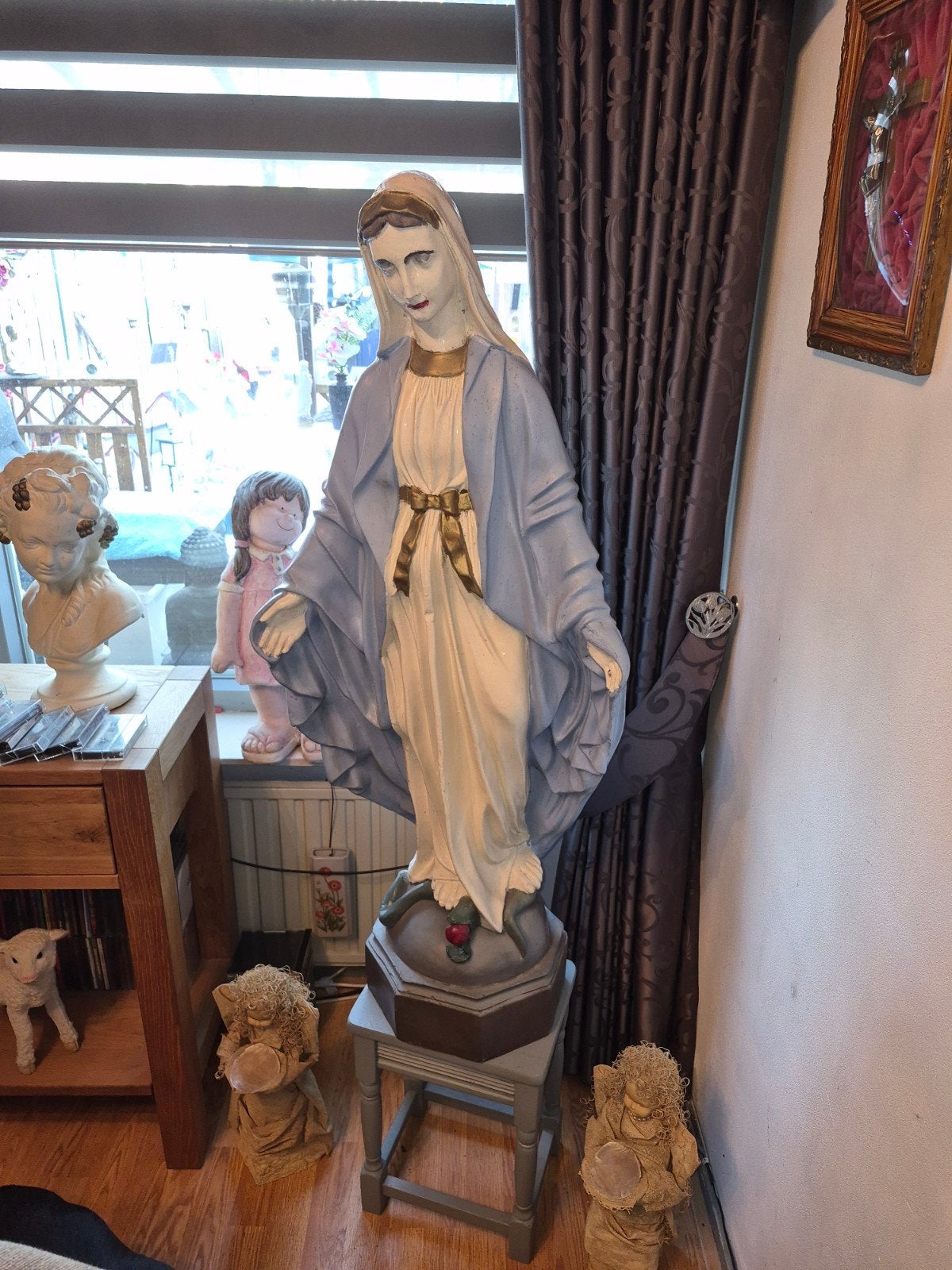 oud kerk beeld  Maria, Antiek en Kunst, Antiek | Religie, Ophalen