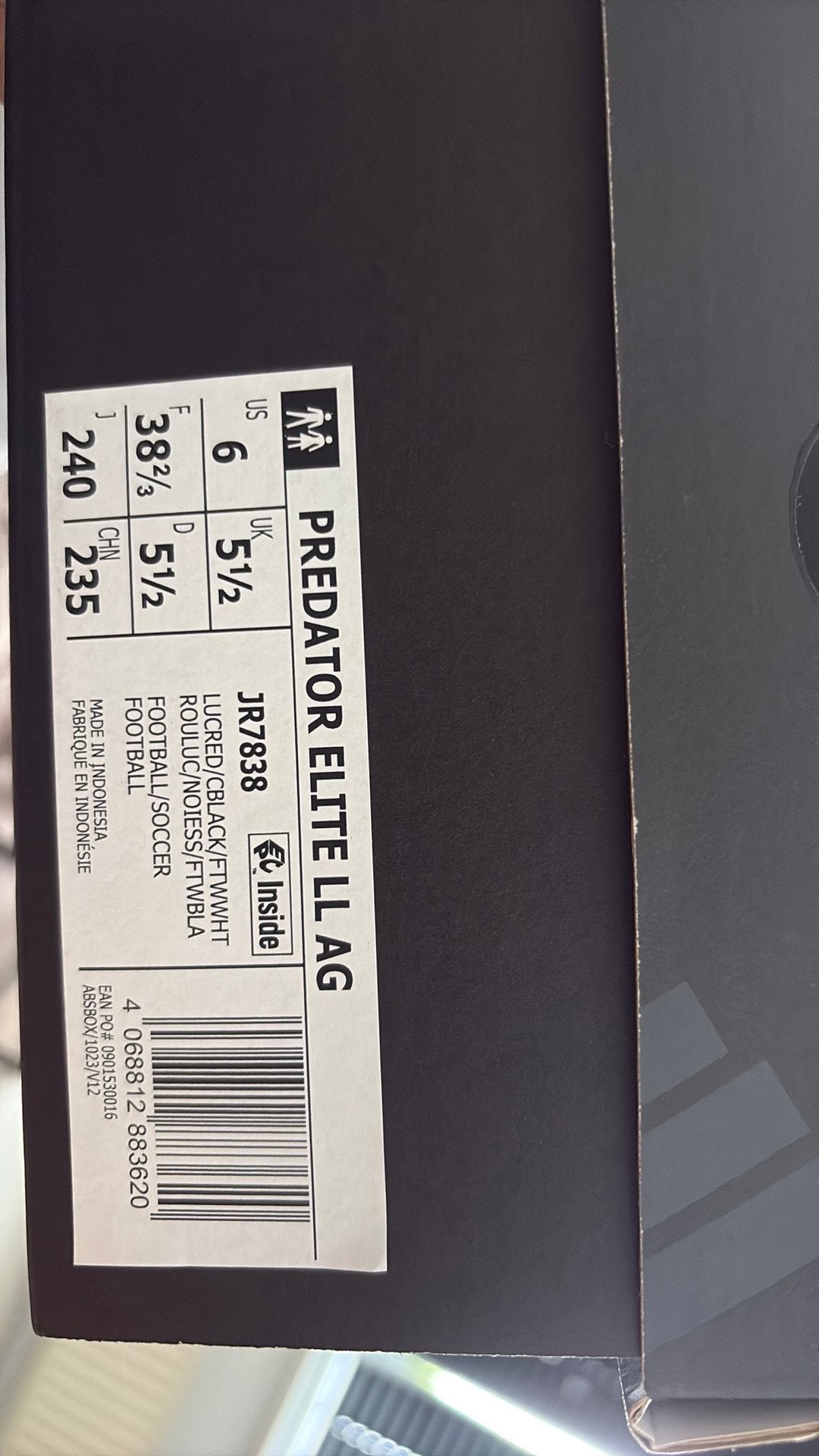 Predator Elite LL AG voetbalschoenen, Ophalen, Maat XS of kleiner, Schoenen, Zo goed als nieuw