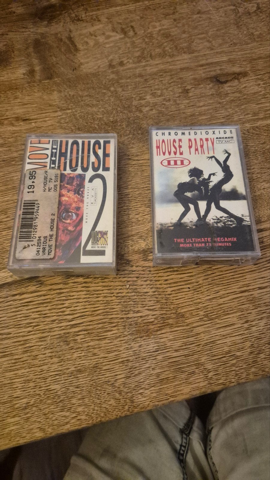 2 House/Dance Cassettes: Move The House 2 & House Party, Gebruikt, 2 t/m 25 bandjes, Dance, Ophalen of Verzenden