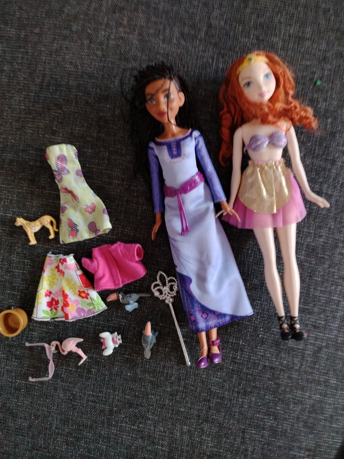Barbie poppen 2  stuks met accessoires, Kinderen en Baby's, Speelgoed | Poppen, Ophalen of Verzenden, Barbie