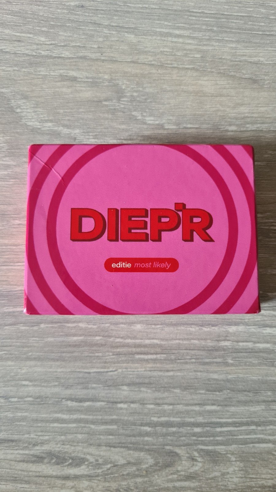 DIEP'R editie Most Likely - Het party vraagspel, Vijf spelers of meer, Ophalen of Verzenden, Gebruikt, DIEP'R
