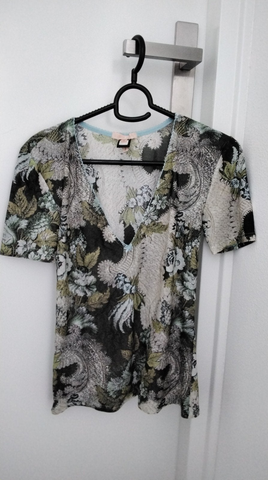 cavalli top 36, Overige kleuren, Ophalen of Verzenden, Zo goed als nieuw, Korte mouw