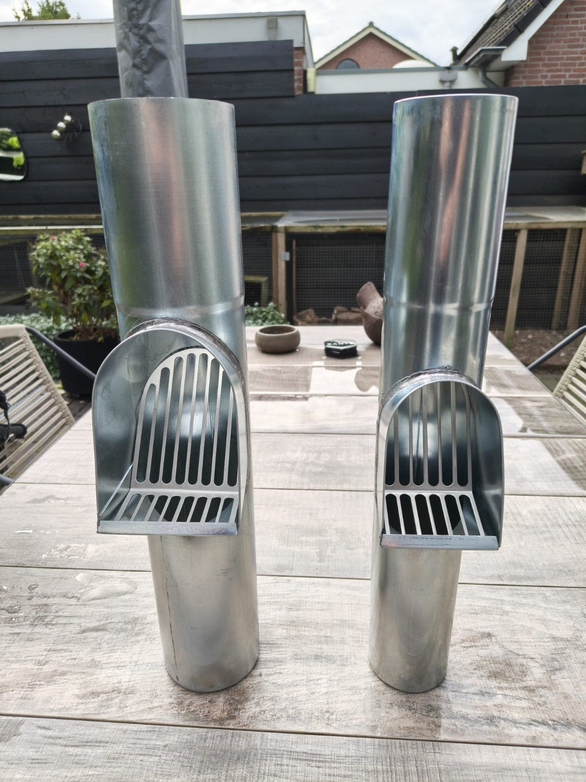 Zinken bladafscheiders NIEUW, Ophalen, Afvoer, Nieuw, Zink