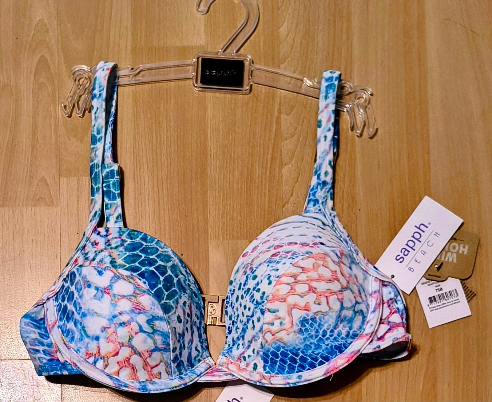 Sapph Beach Bikini Top 75B - Nieuw met kaartjes, Kleding | Dames, Badmode en Zwemkleding, Meerkleurig, Nieuw, Ophalen of Verzenden