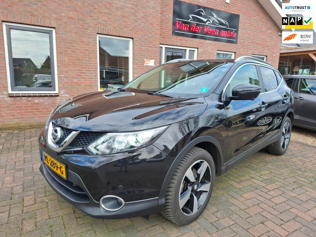 Nissan Qashqai 1.2 N-Connecta. Goed onderhouden en luxe. O.a, Voorwielaandrijving, Stof, Gebruikt, 4 cilinders