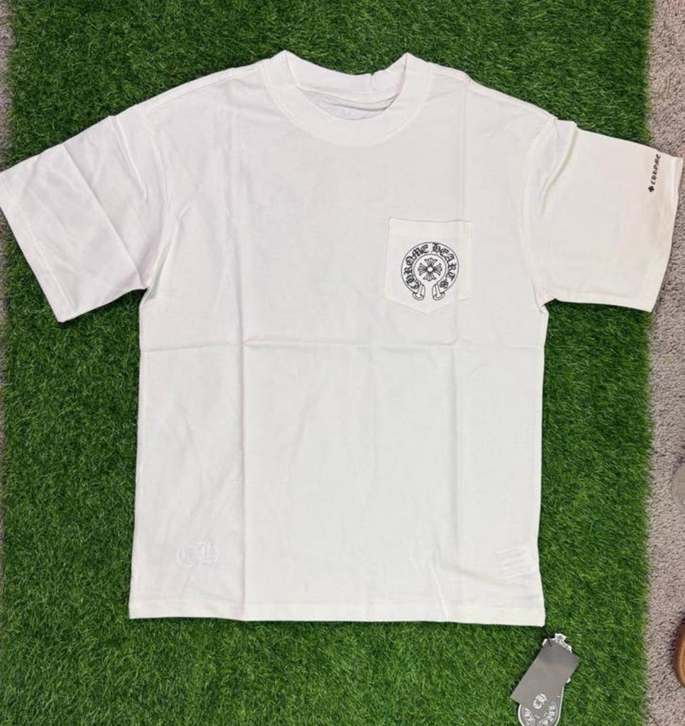 Chrome Hearts T-Shirt Wit + Zwart Nieuw S t/m XL, Verzenden, Wit, Nieuw, Korte mouw