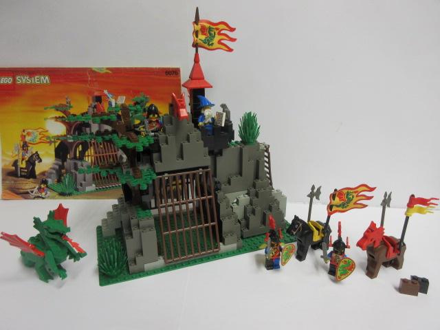 6076 Lego Castle, Dragon Knights, Dark Dragon's Den, Lego, Ophalen of Verzenden, Castle, Complete set