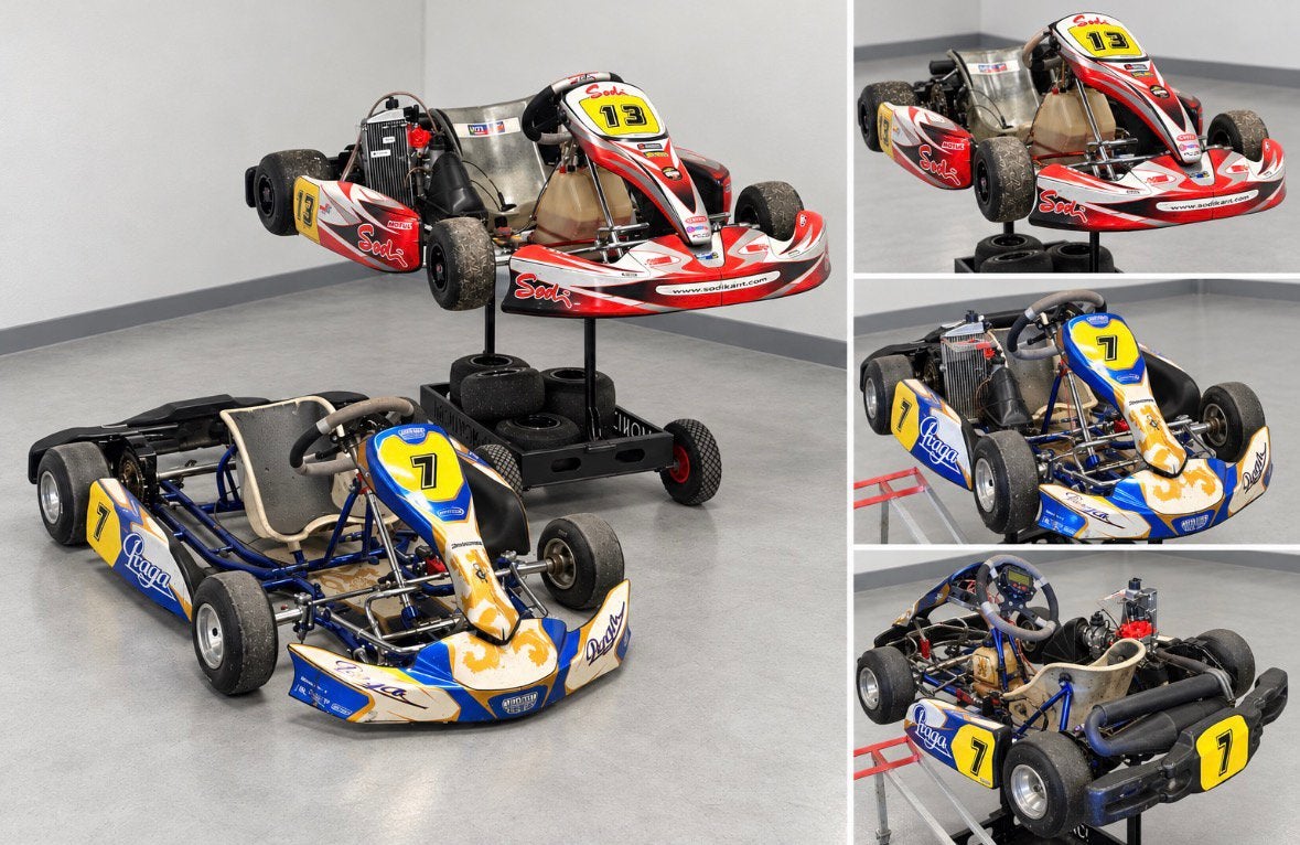 Sodi volwassenkart + Praga kinderkart + Rotax evo junior, Sport en Fitness, Ophalen of Verzenden, Gebruikt, Kart