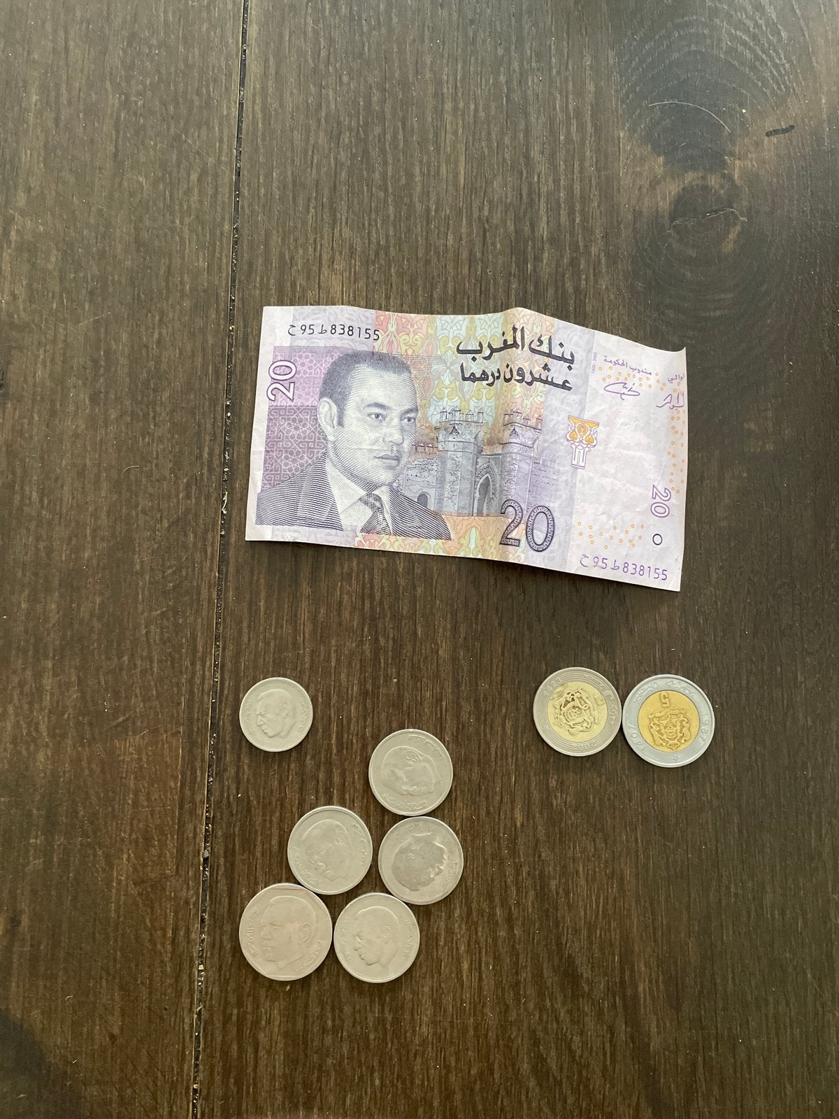 Marokkaanse Dirham bankbiljet en munten, Ophalen of Verzenden, Midden-Oosten, Setje