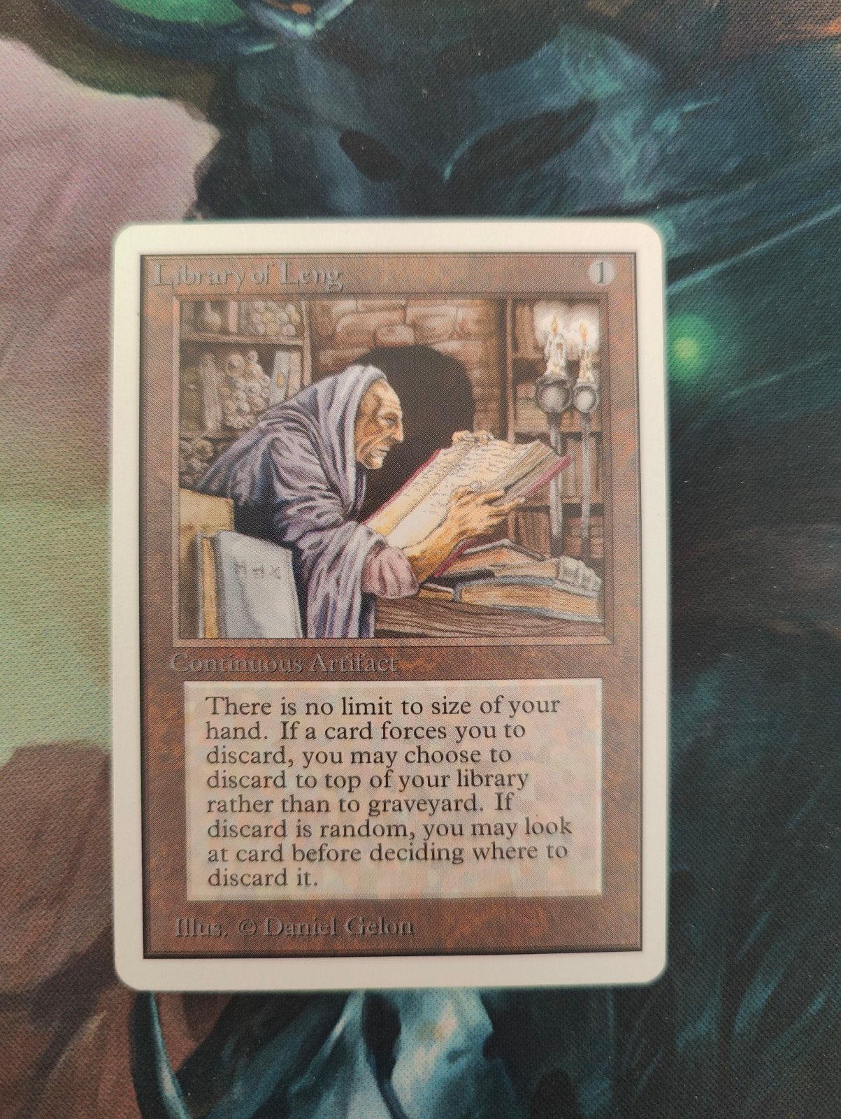 Magic the gathering - library of leng unlimited, Ophalen of Verzenden, Zo goed als nieuw