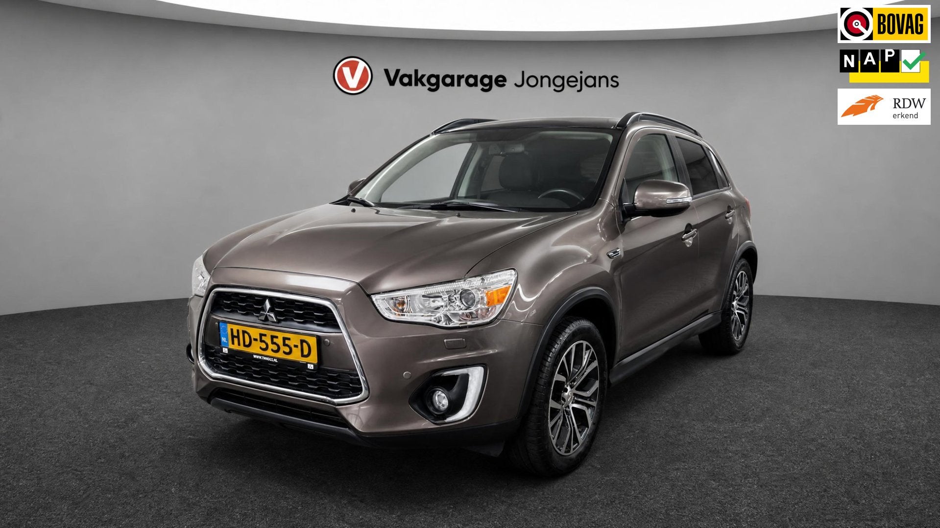 Mitsubishi ASX 1.6 Cleartec Instyle, Auto's, Voorwielaandrijving, Gebruikt, 4 cilinders, Bruin