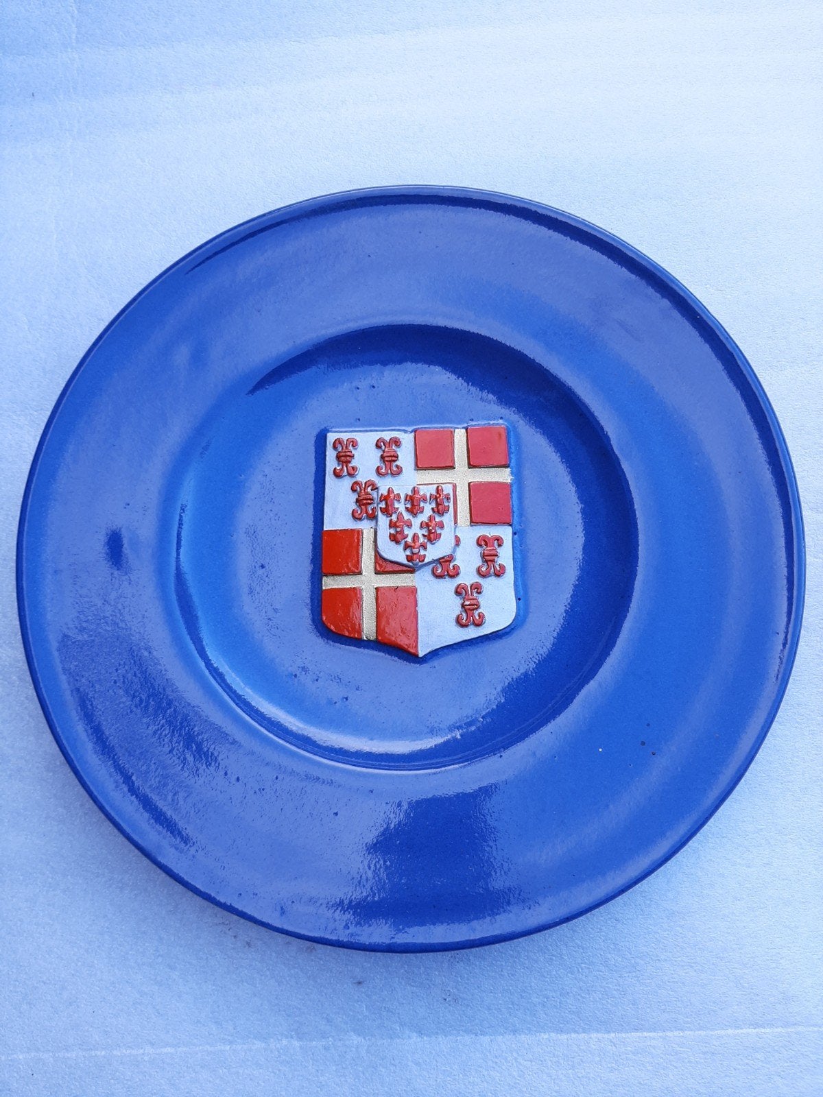 Decoratief Wandbord met Wapen van Hoevelaken - 34 cm, Ophalen of Verzenden