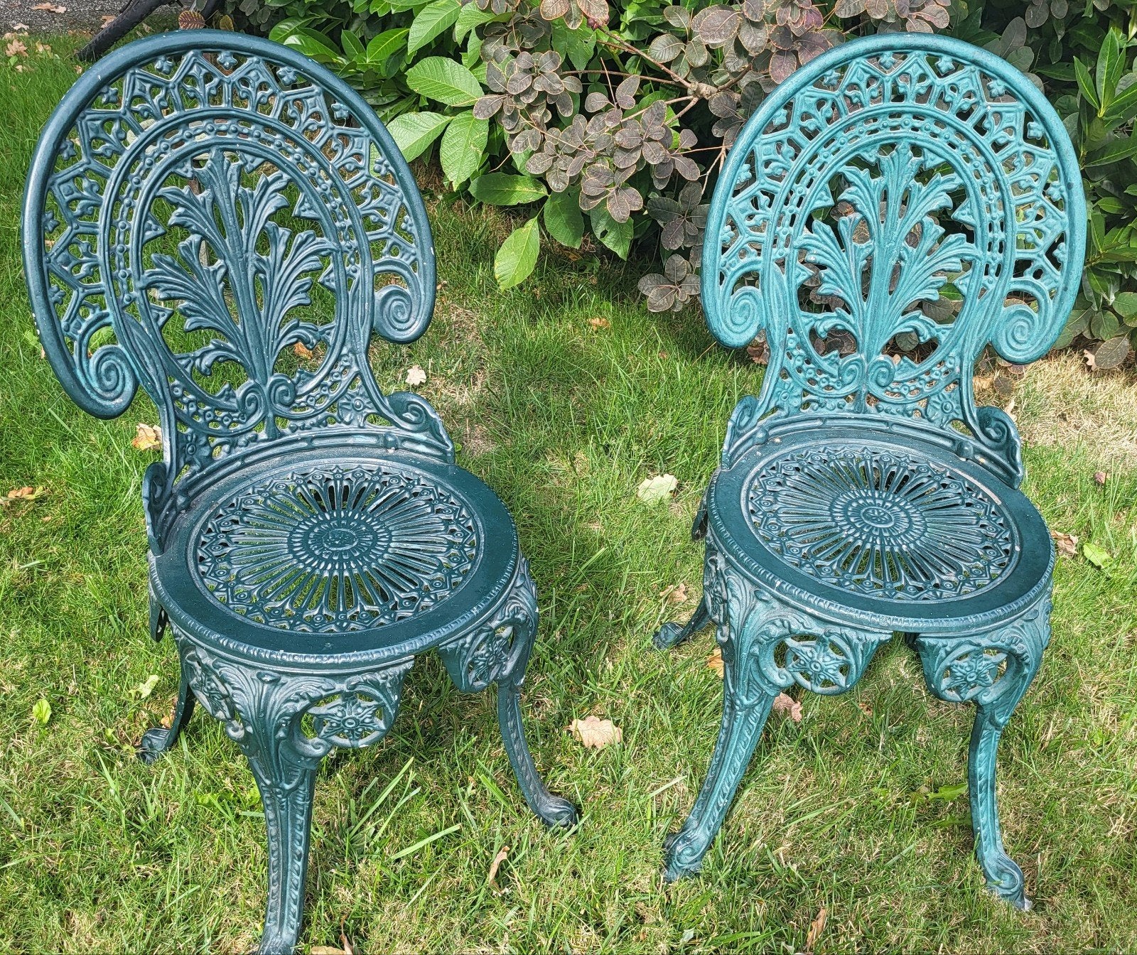 gietaluminium tuinstoelen., Tuin en Terras, Ophalen, Aluminium
