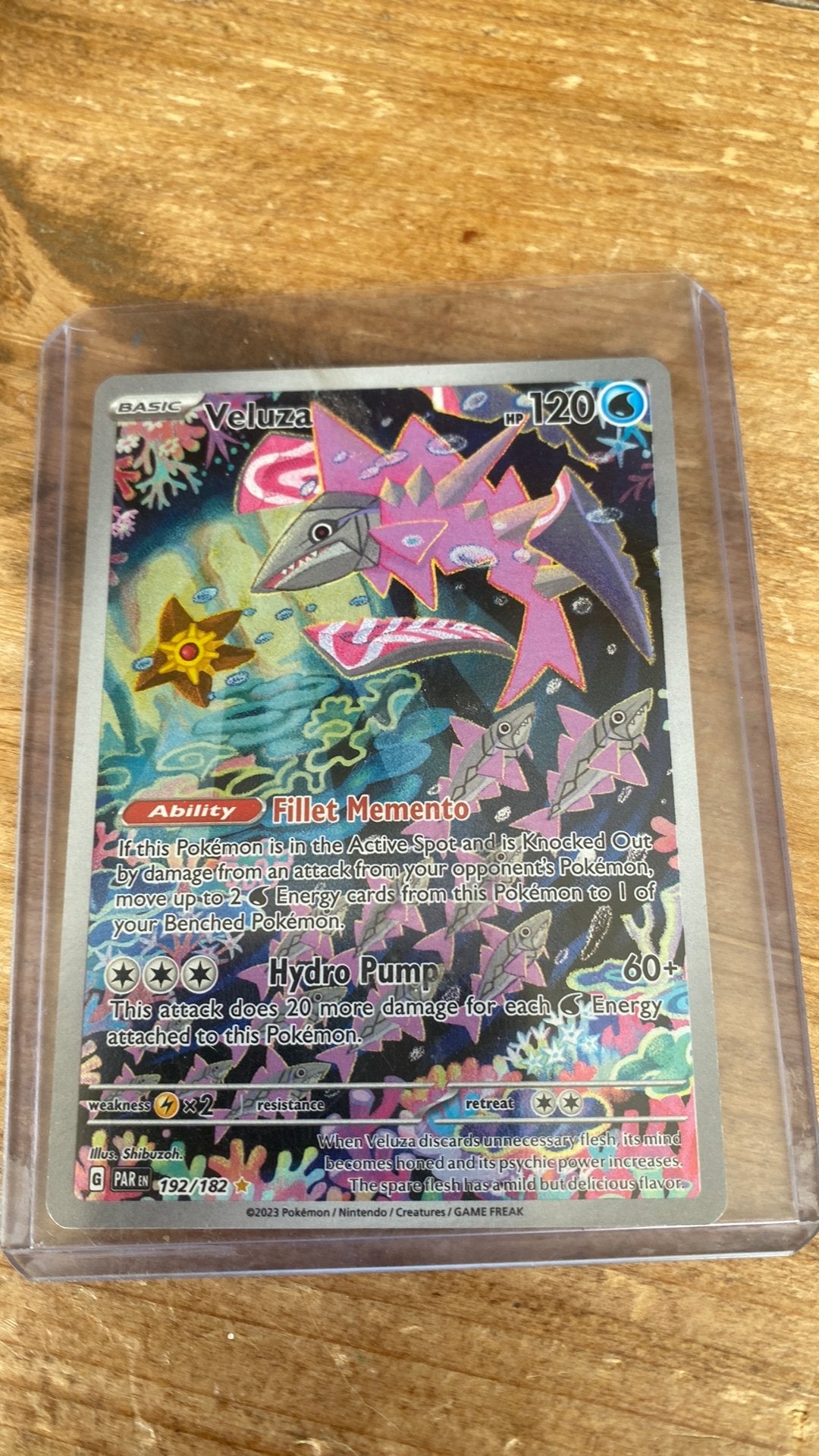 Pokémonkaart Valuza Full Art editie, Ophalen of Verzenden, Zo goed als nieuw