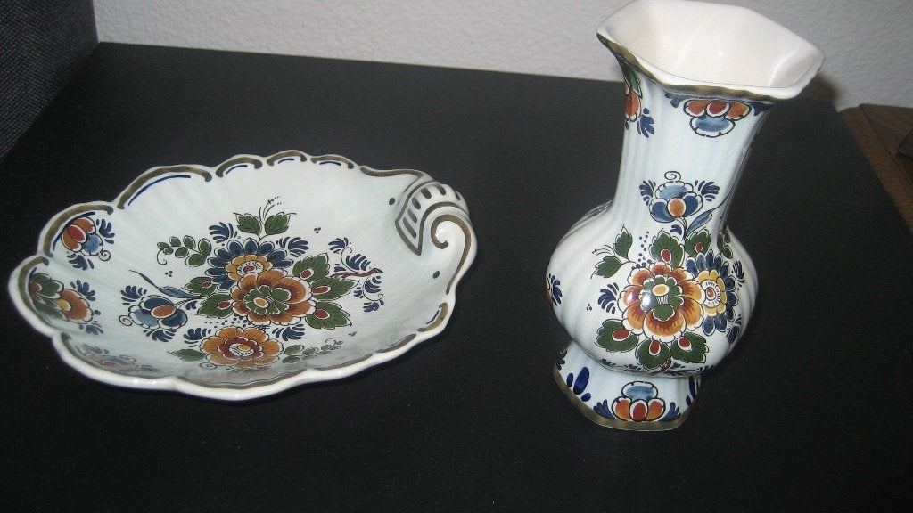 Delfts Polychroom Holland Handwerk kastsetje, Ophalen of Verzenden