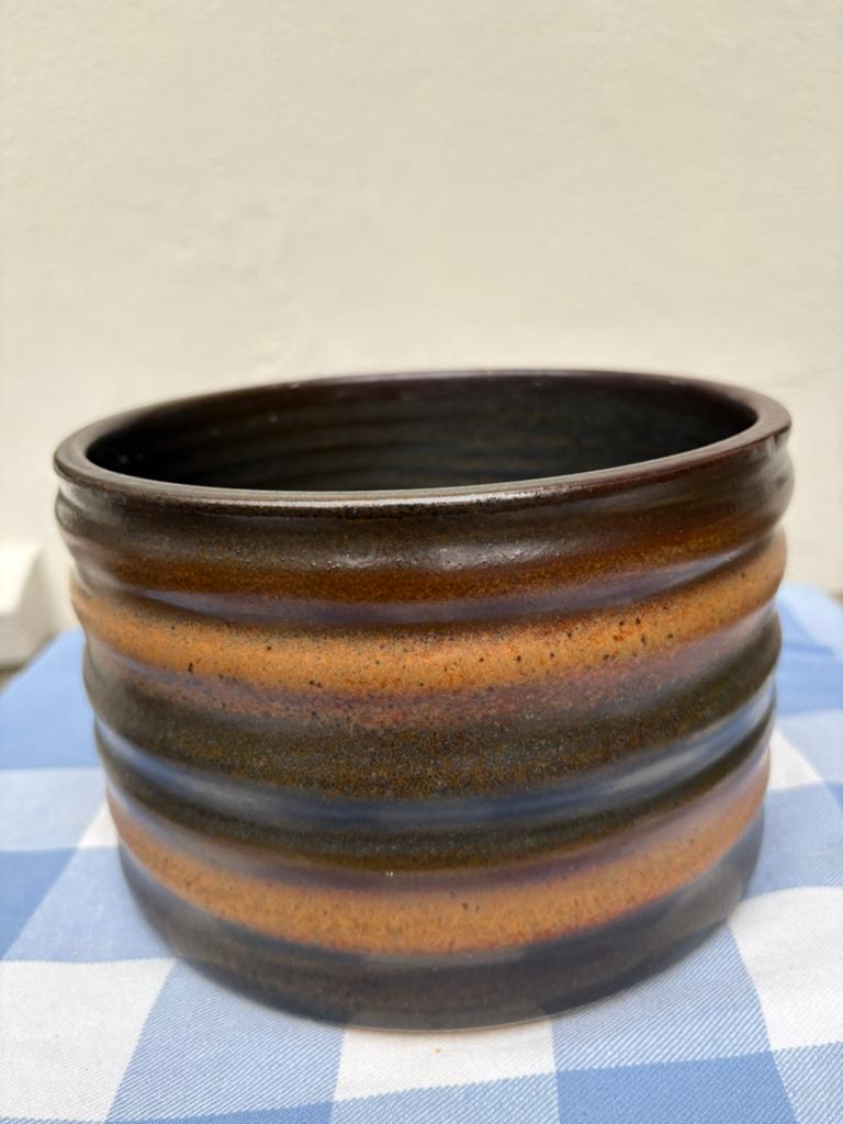 Vintage  jaren 70 bloempot / cachepot, Ophalen of Verzenden, Huis en Inrichting