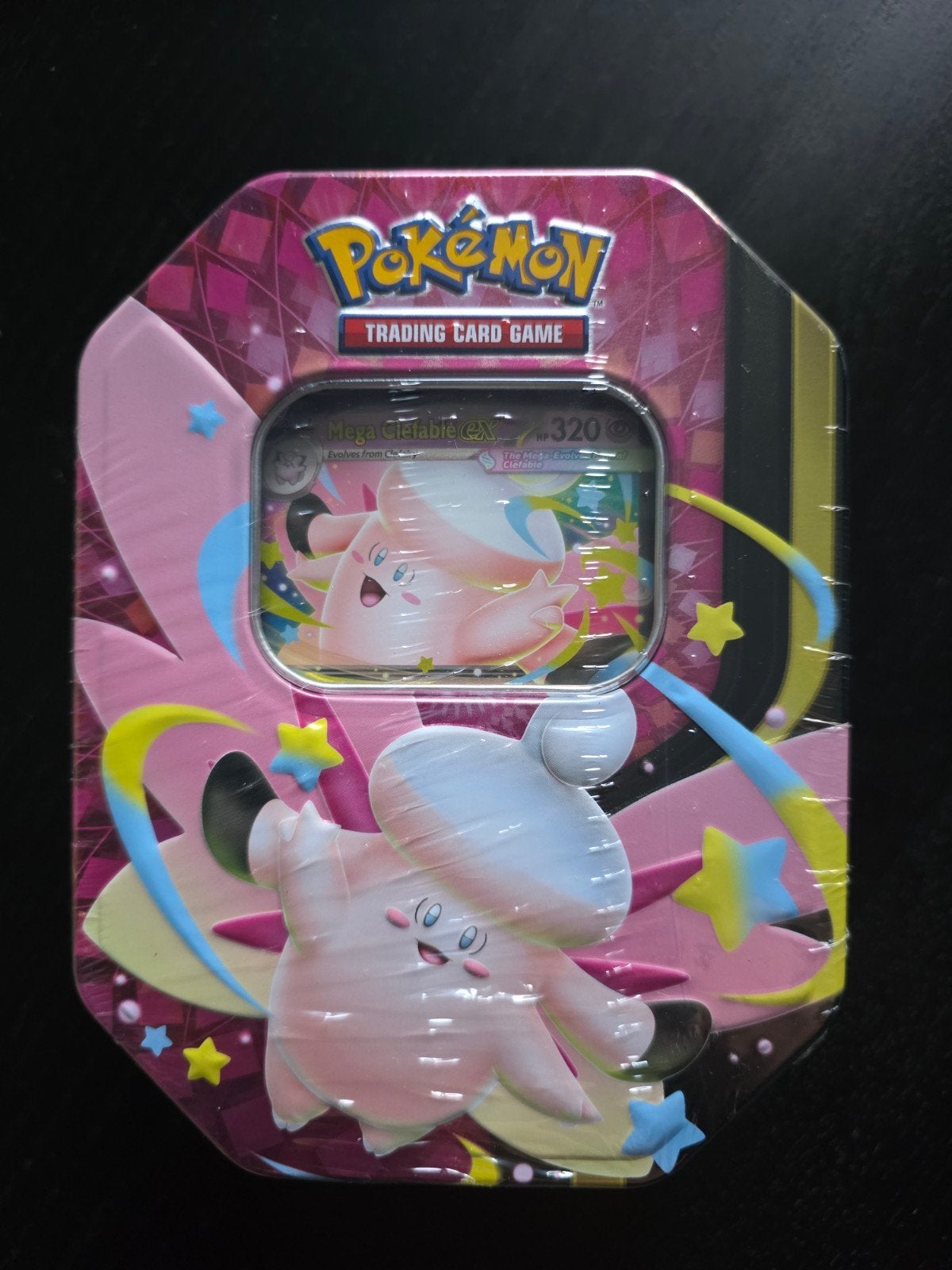 Mega Clefable EX Tin Pokémon, Ophalen of Verzenden, Nieuw, Boosterbox