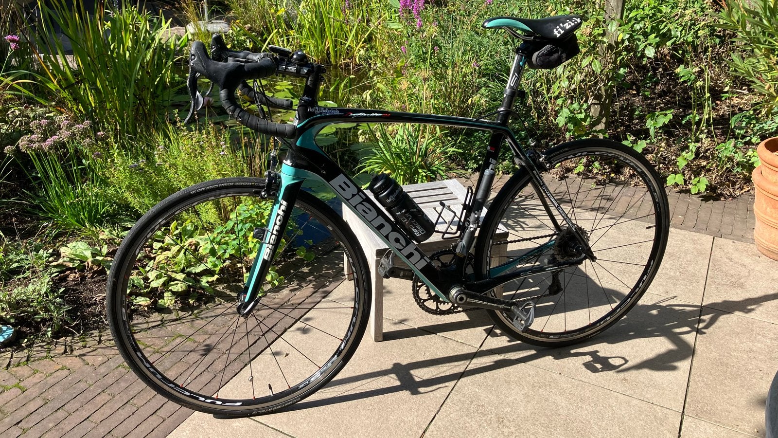 Bianchi Infinito CV racefiets - zwart/celeste, Ophalen, Gebruikt, Carbon, Overige merken