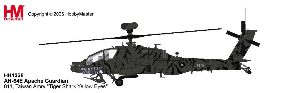 Boeing AH-64E Apache Tiger Shark Yellow Eye Hobby Master, Verzenden, Nieuw, Military-Models VJ Mendelssohnstraße 29 info@military-models-vj.de