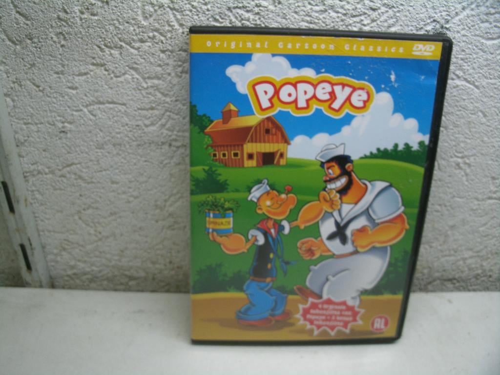 dvd 312k popeye spinazie, Alle leeftijden, Ophalen of Verzenden, Zo goed als nieuw