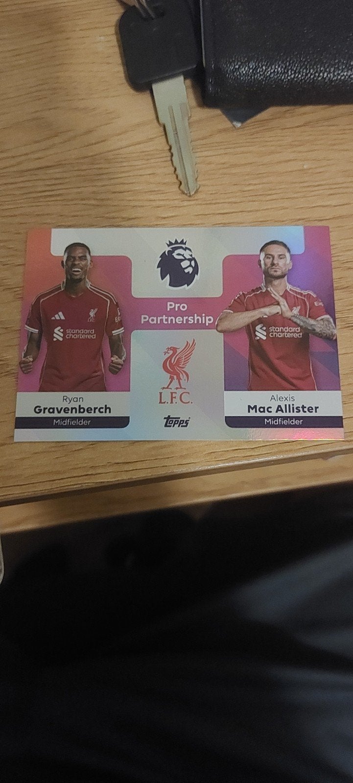 Gravenberch / Mac Allister Pro Partnership Topps kaart, Ophalen of Verzenden, Zo goed als nieuw, Buitenlandse clubs, Spelerskaart