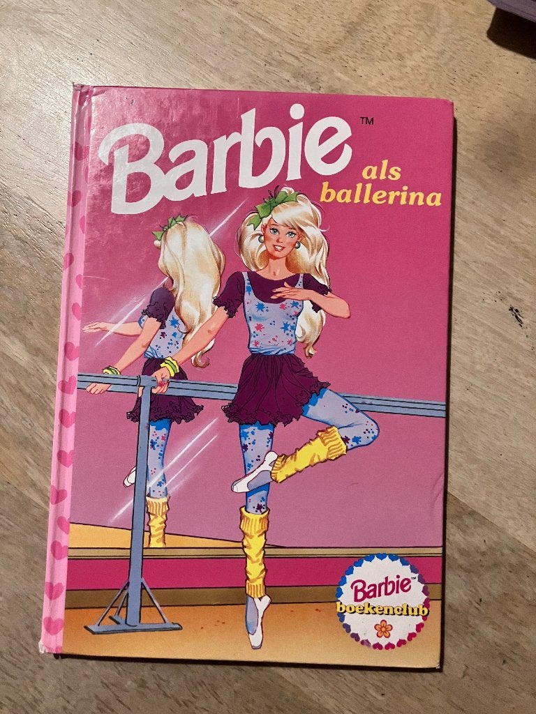 barbie als ballerina - barbie boekenclub, Verzamelen, Poppen, Ophalen of Verzenden, Gebruikt, Overige typen