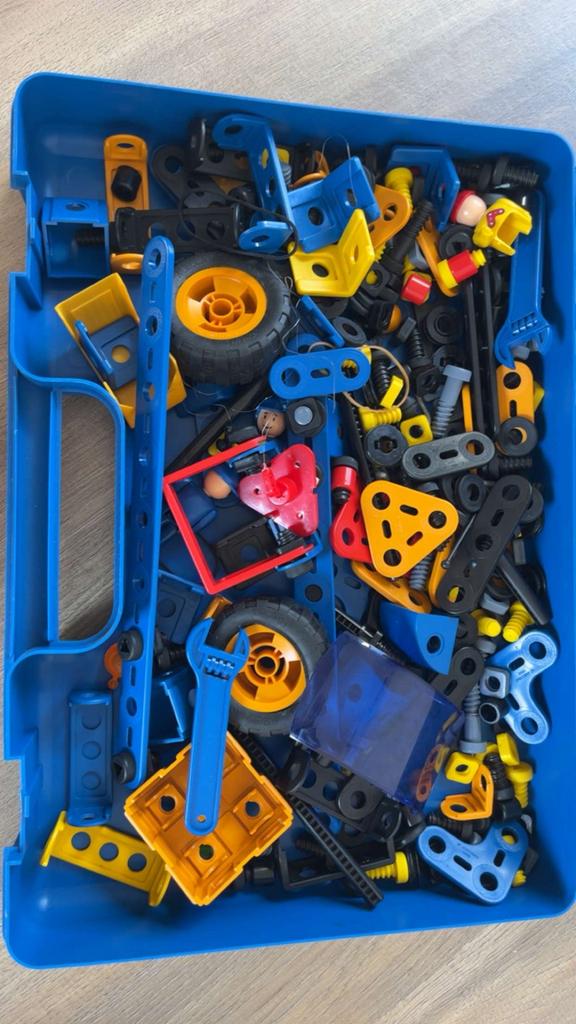Meccano Bouwset in Handige Opbergkoffer, Kinderen en Baby's, Speelgoed | Educatief en Creatief, Ophalen, Gebruikt, Bouwen