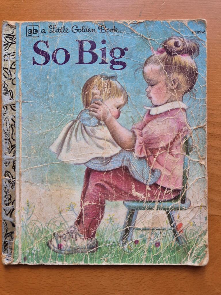 Vintage Little Golden Book: So Big - Engels kinderboekje, Boeken, Ophalen of Verzenden, Gelezen