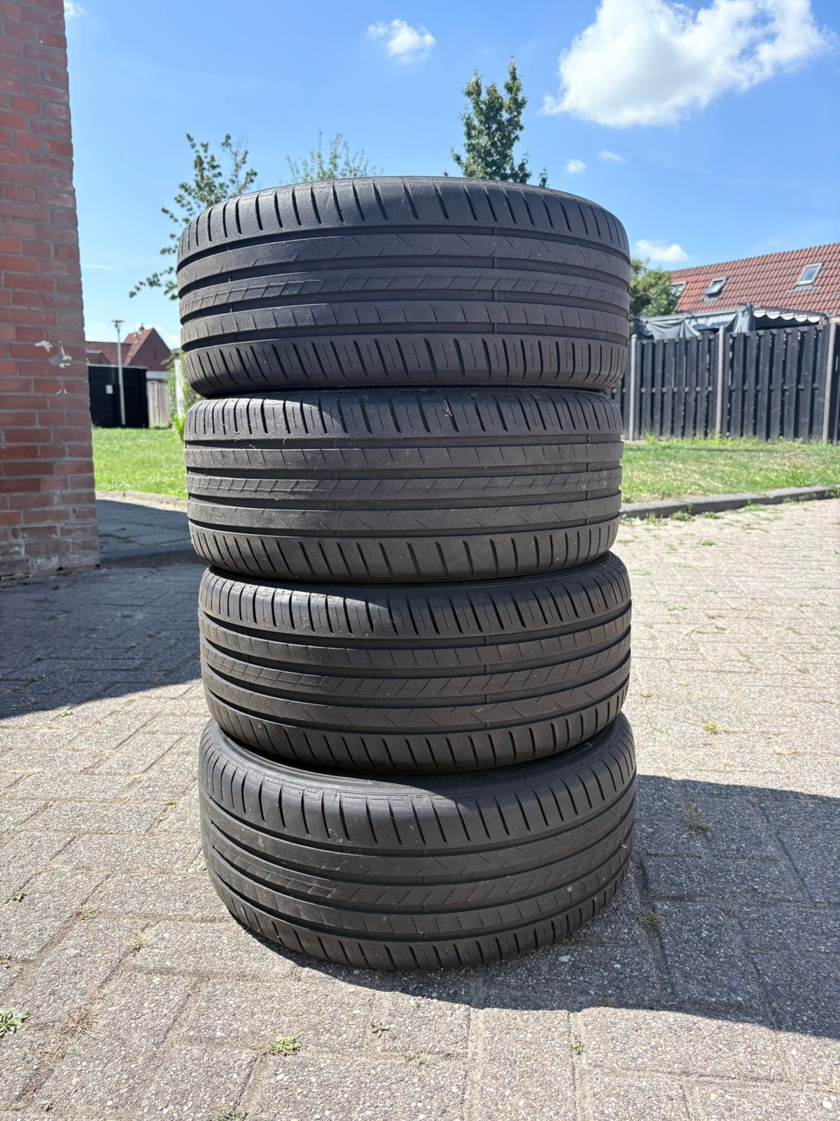 4x 225/45 R 17 91Y Vredestein Ultrac zomerbanden, Auto-onderdelen, Banden en Velgen, Ophalen, Gebruikt, 17 inch, Band(en)