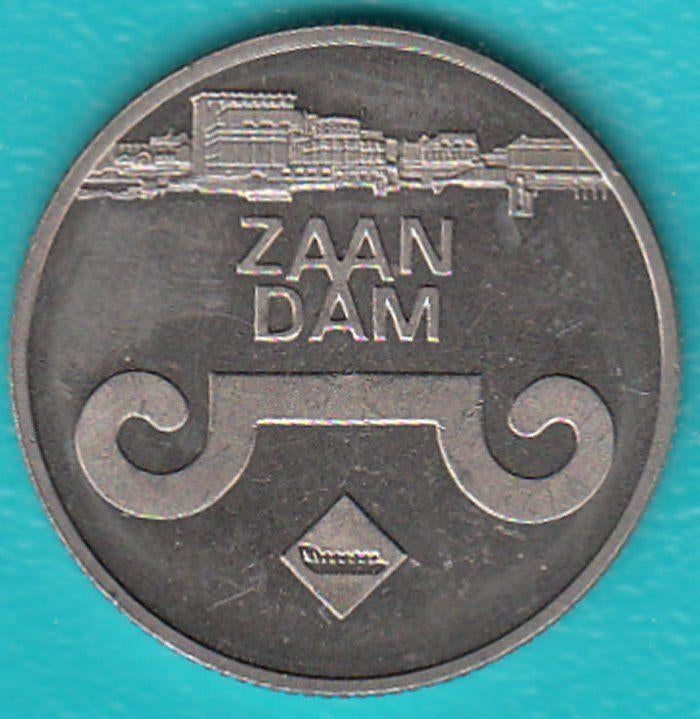 Penning 1 Zaanse Klop 25 Jaar Zaanstad - Zaandam, Ophalen of Verzenden, Overige materialen, Nederland
