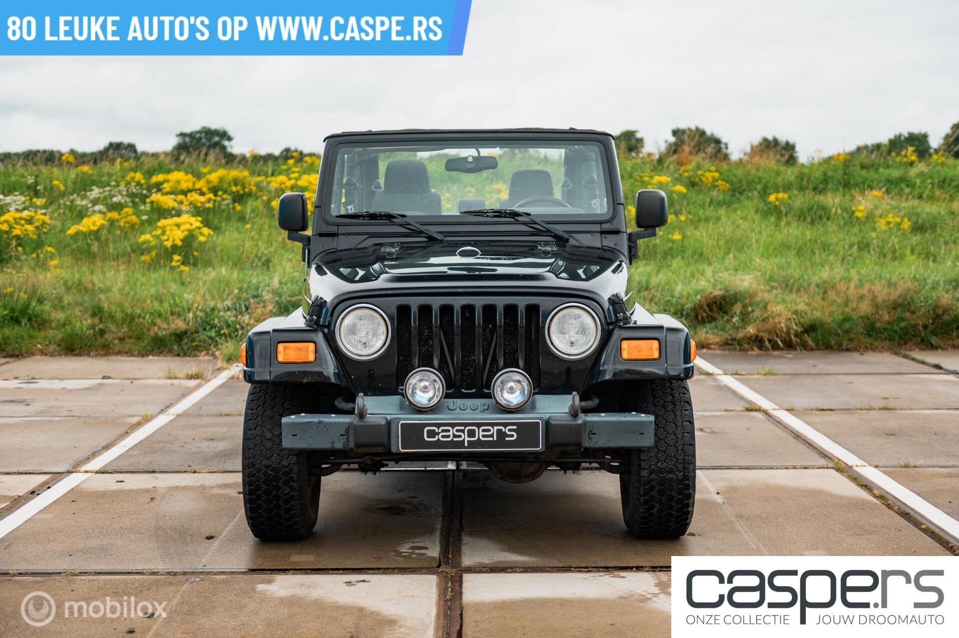 Jeep Wrangler 4.0i Hardtop | Airco, Auto's, Jeep, Automaat, Stof, Gebruikt, Zwart