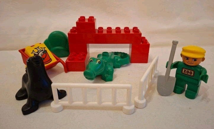 Vintage Duplo set 2662 Voedertijd Zoo Feeding Time, Gebruikt, Ophalen of Verzenden, Duplo, Complete set