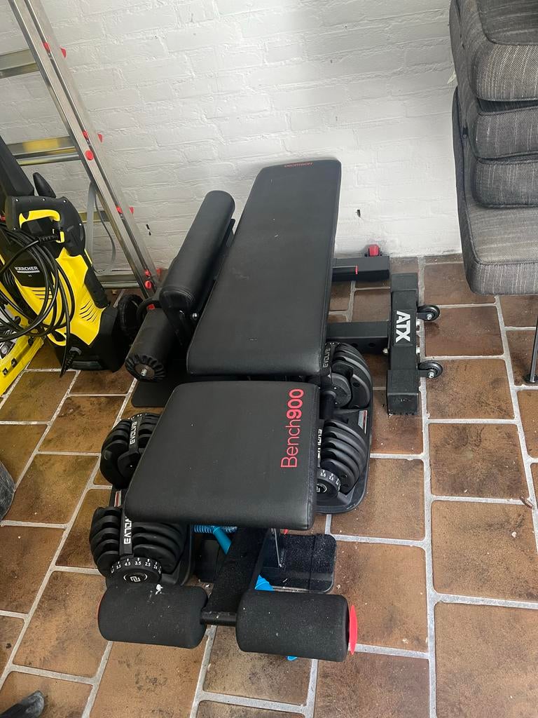 Verstelbare fitnessbank - Bench900, Ophalen, Gebruikt, Krachtstation, Armen