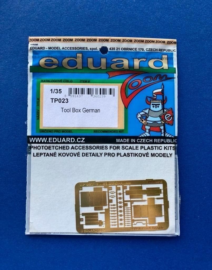 Eduard TP023 Tool Box German 1/35, Verzenden, Nieuw, 1:32 tot 1:50