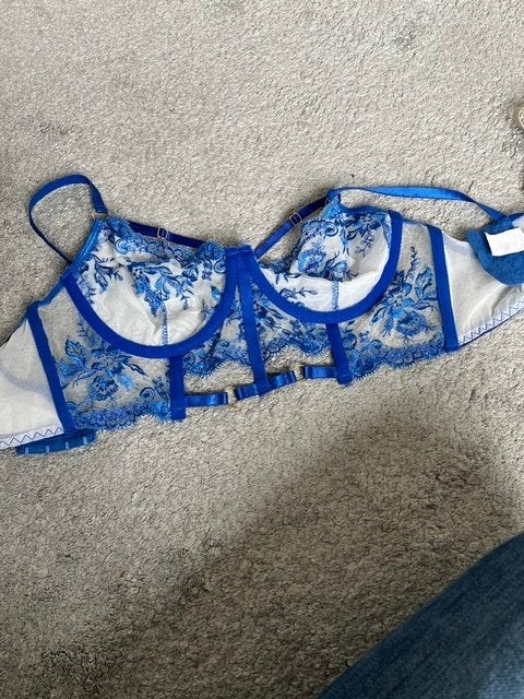 leuke BH ( corset), Verzenden, Blauw, BH
