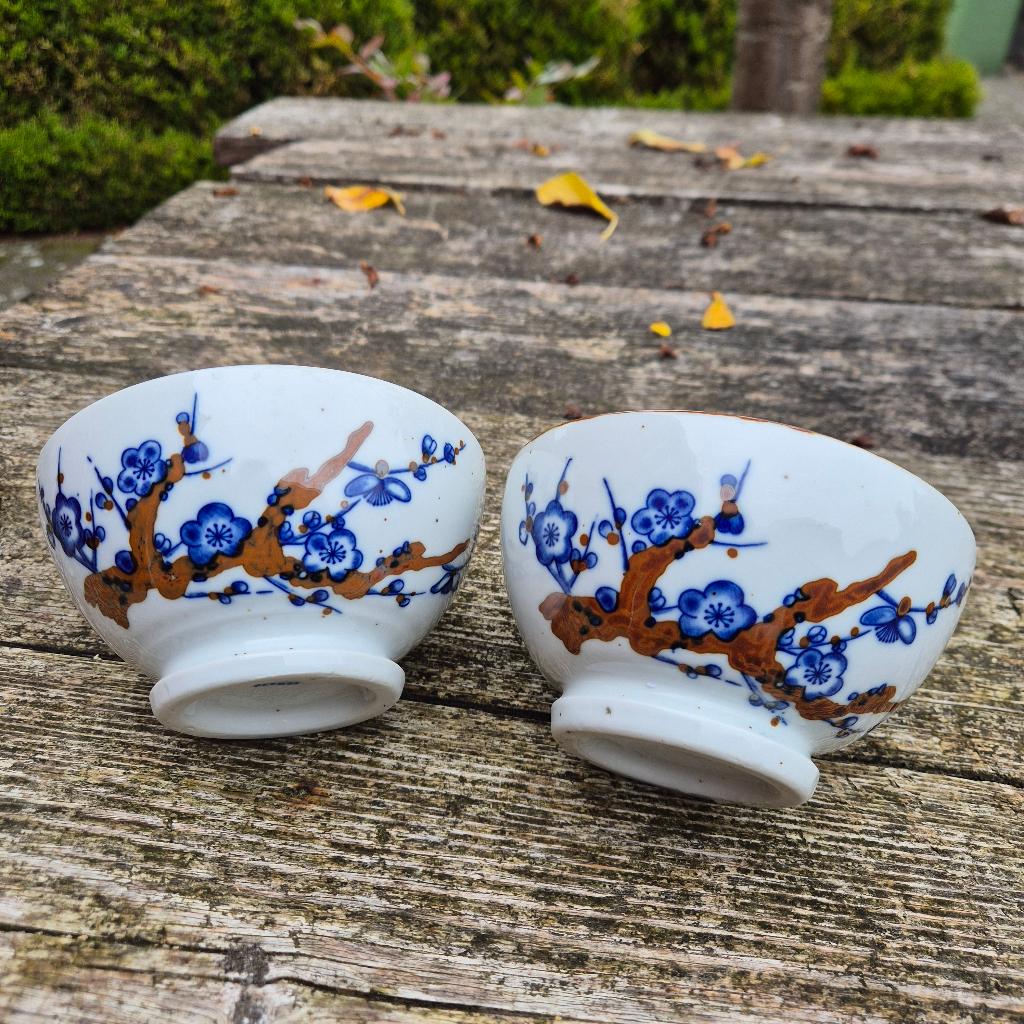 2 vintage Blue Crown Hallmark Stoneware bowls / kommen 13cm