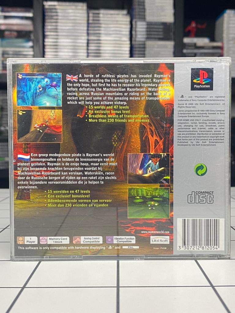 Rayman 2 The Great Escape - Platinum PS1 PlayStation 1 Game, Www.ubisoft.com, 1 speler, Ophalen of Verzenden, Zo goed als nieuw