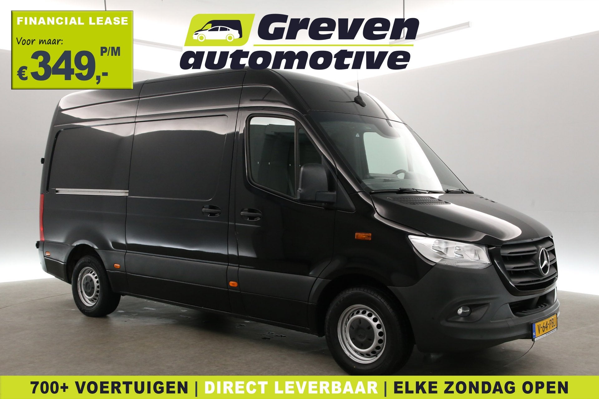 Mercedes-Benz Sprinter 316 2.2 CDI 164PK L2H2 | Airco | Crui, Gebruikt, Euro 6, 4 cilinders, Zwart