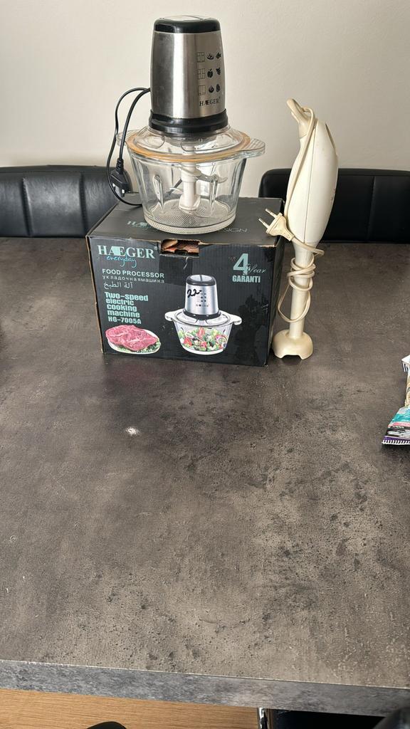 Foodprocessor hakmolen, Minder dan 1 liter, Ophalen, Zo goed als nieuw
