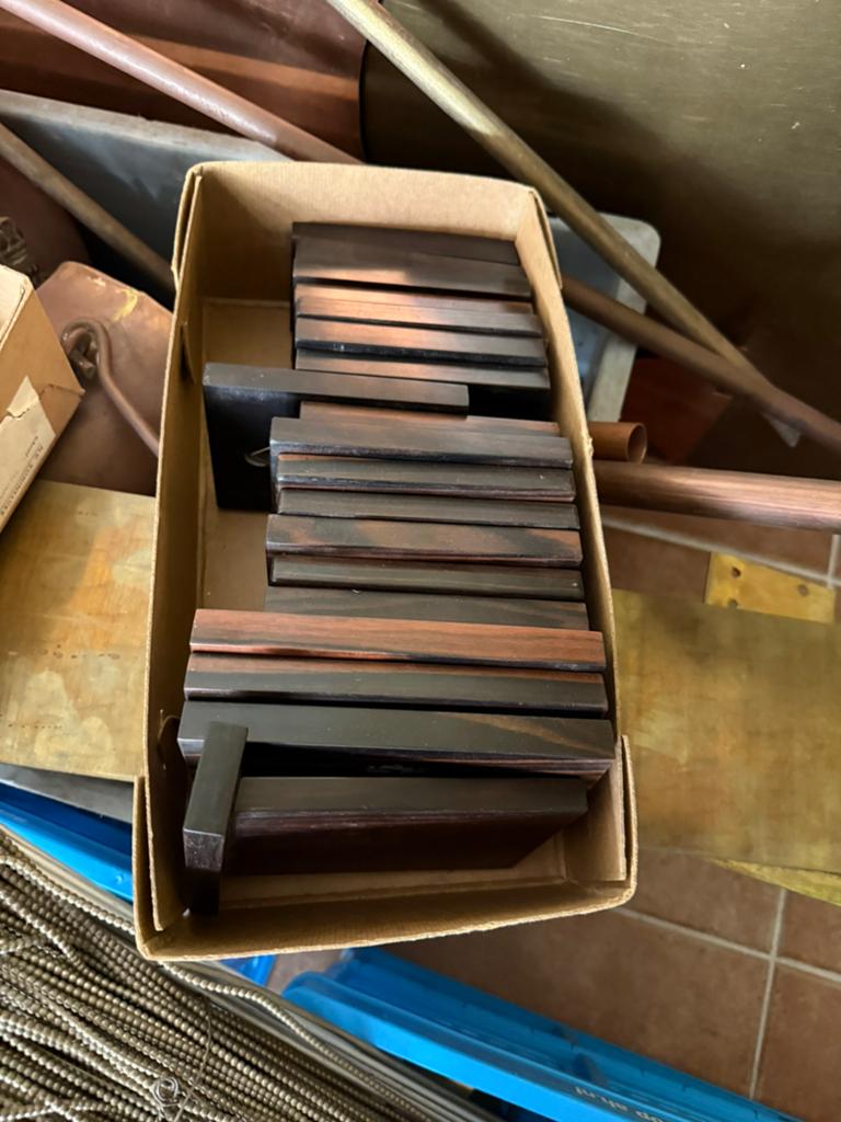 Massief ebben houten plankjes, Ophalen of Verzenden