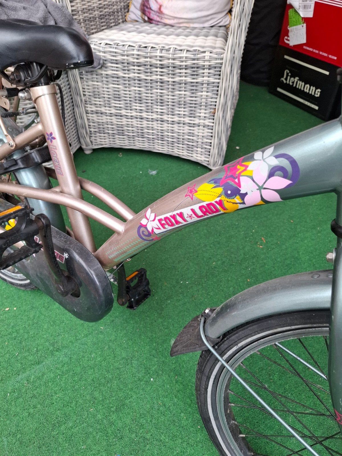 Loekie Foxy Lady kinderfiets - Gebruikt, Fietsen en Brommers, Fietsen | Meisjes, Ophalen, Gebruikt, Velgrem, Loekie
