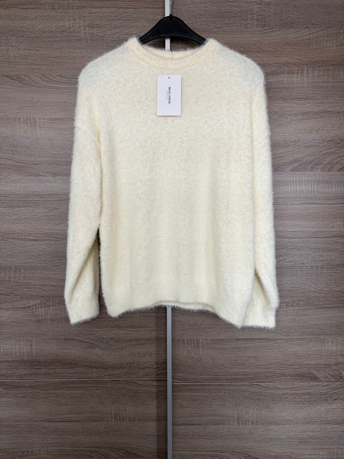 NIEUW! Mucaris White Mohair Sweater, Ophalen of Verzenden, Zo goed als nieuw, Wit
